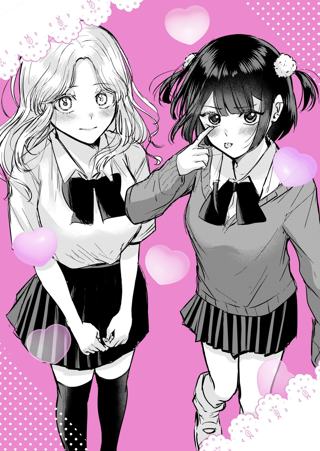 和比自己要更加可愛的女孩子相遇了